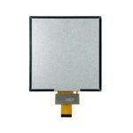 Front view of 7.5 Inch Square TFT LCD with high brightness 1000 nits displaying vivid colors for flight simulators.