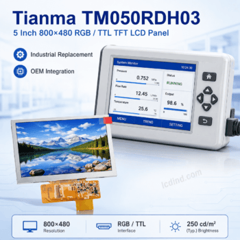 Tianma TM050RDH03 5 Inch 800x480 RGB / TTL TFT LCD Panel