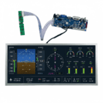 17.3 Inch 1920x768 High Brightness LVDS IPS Flight Simulator LCD Module with Driver Board - Image 3