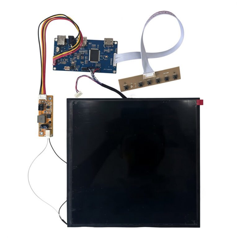 11.5 Inch 800x800 High Brightness Square TFT LCD with LVDS Driver Board 1 11.5 Inch 800x800 800nits Flight Simulator LCD 30PIN LVDS IPS Square LCD Display with Driver Board