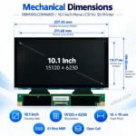 10.1 Inch 16K Mono LCD for 3D Printer 15120×6230 Display Kit
