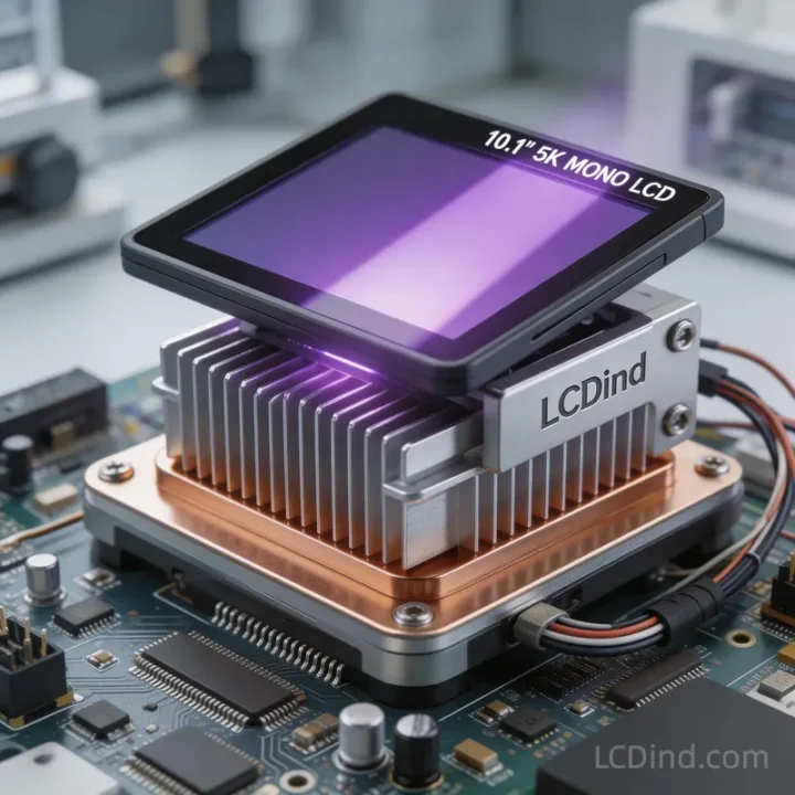 10.1 Inch 5K Mono LCD Screen | 4920x2880 EDP 3D Printer Display - LCDind