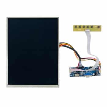12 inch 1200x1600 portrait lcd display for flight simulator