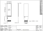 3 Inch Bar Type LCD Display 268x800 IPS