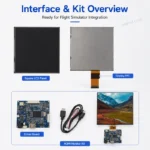 8.8 Inch Square LCD Display