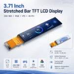 Bar type Icd display 3.71 inch 240*960 RGB 40pins ips screen 3.71 inch stretched bar lcd display