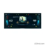 12.3 Inch Digital Cluster Display 1920x720 Resolution High Contrast