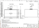 10.3 Inch 8K Mono LCD with Yellow Polarizer | GKTwo & Halot-Mage Pro Screen Mechanical Drawing