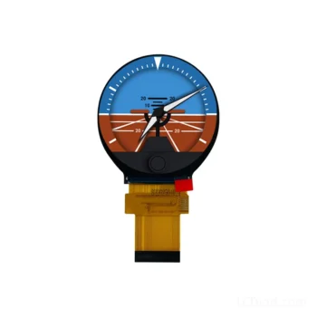 2.1 Inch Round LCD Display | 480x480 RGB Flight Simulator Screen