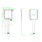 2.4 Inch SPI LCD Module RGB 240x320 Wide Temp Industrial Display