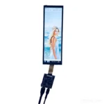 7.8 Inch Bar Type LCD Display Module 400x1280 IPS 800 nits High Brightness MIPI Interface