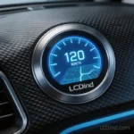 7 Inch Round LCD Display | 1080x1080 IPS RGB Interface Module Automotive / EV Center Console