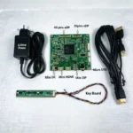 4K LCD Controller Board | eDP & V-by-One Display Driver Kit Complete Kit Flat-lay