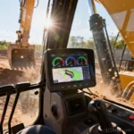 7 Inch High Brightness LCD: Unbeatable Outdoor Visibility Excavator/Crane Dashboard