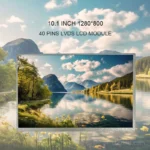 10.1 Inch High Brightness LCD Module 1280x800 IPS 1200 nits LVDS Sunlight Readable