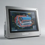 15.6 Inch FHD LCD Module 600 Nits 1920x1080 IPS eDP HMI Control Panel Close-up