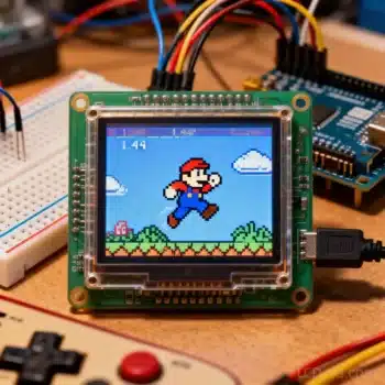 1.44 Inch Square LCD Module 128x128 TN Retro Mini Game Console