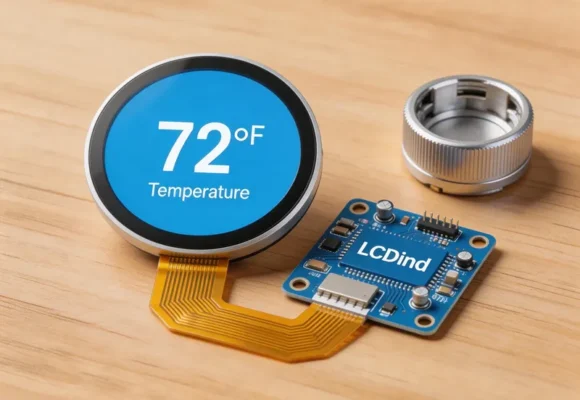 2.1 Inch Round LCD Display | 480x480 RGB Flight Simulator Screen Smart Home / Maker Integration