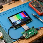 7 Inch RGB LCD Module 800x480 Replacement 40-Pin TTL Standard Screen Universal Repair Workbench