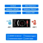 High Brightness LCD Display 10.25 inch 1920x720 LVDS 750 nits