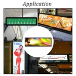 Stretched Bar LCD Display 28.6 inch 1920x540 LVDS 51