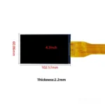 4.3 Inch TFT for Embedded HMI 450 nits MIPI