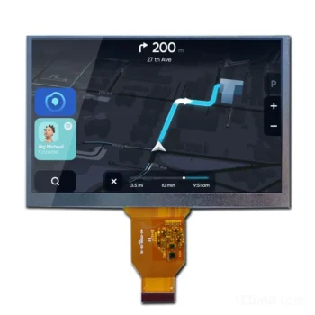 7 Inch TFT Display for Machine Control Panels RGB Interface