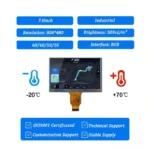 7 Inch TFT Display for Machine Control Panels RGB Interface