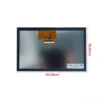 7 Inch TFT Display Sunlight Readable 1024x600 LVDS 500 nits
