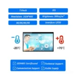 7 Inch TFT Display Sunlight Readable 1024x600 LVDS 500 nits