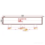 Bar LCD Panel Ultra Wide 26.2 inch 850 nits LVDS