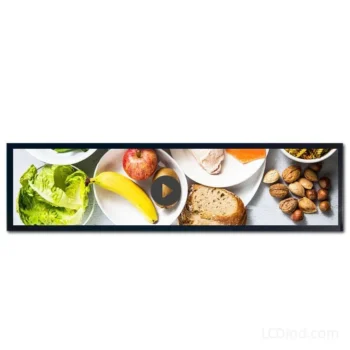 28 inch Bar Type LCD Display 1920x360 LVDS front LCD module product view