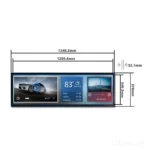 Bar LCD Screen Ultra Wide 49.5 inch LVDS