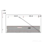 Bar LCD Panel 16.2 inch 2880x1080 LVDS 750 nits