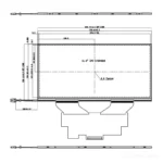 Stretch LCD Display Ultra Wide 11.6 inch LVDS