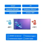 Industrial LCD Panel 8 Inch for Portrait Smart Terminals MIPI