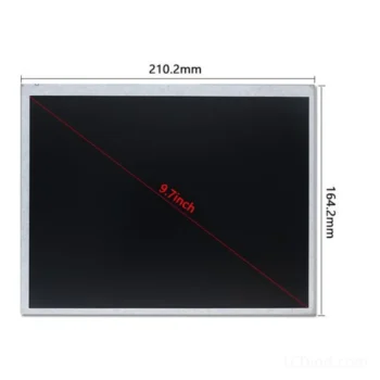 9.7 inch TFT LCD Module 1024x768 LVDS front LCD module product view