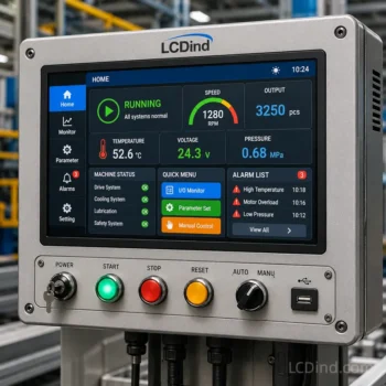 Industrial LCD Panel 9 Inch for Cost-Sensitive HMI TTL