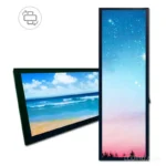 43.8 inch Bar Type LCD Display 1920x540 LVDS front LCD module product view