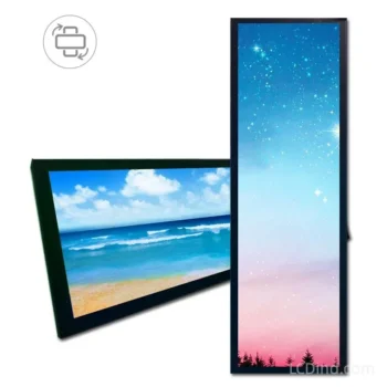 43.8 inch Bar Type LCD Display 1920x540 LVDS front LCD module product view