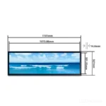 Stretch LCD Display Ultra Wide 43.8 inch LVDS