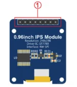 round TFT display for compact instrument dials - front product view