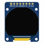 round TFT display for compact instrument dials - front product view