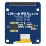 round TFT display for compact instrument dials - front product view