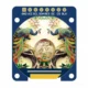 round TFT display for compact instrument dials - front product view
