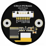 round TFT display for smart appliance control dials - front product view
