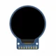 round TFT display for industrial rotary controls - front product view