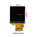 1.3 inch TFT LCD module for compact square displays - front product view