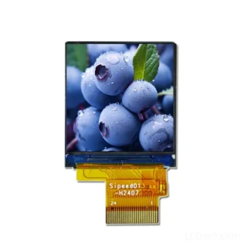 1.3 inch TFT LCD module for compact square displays - front product view