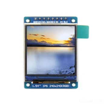 SPI TFT display for compact equipment screens - front product view